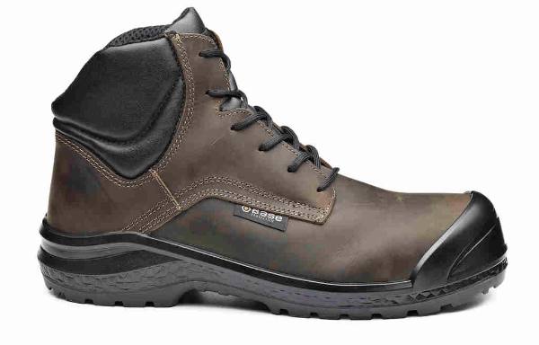 BROWNY TOP – Leiter-Sicherheitsstiefel braun, S3S CI LG SC FO SR, rutschhemmend für Leitern und Gerüste