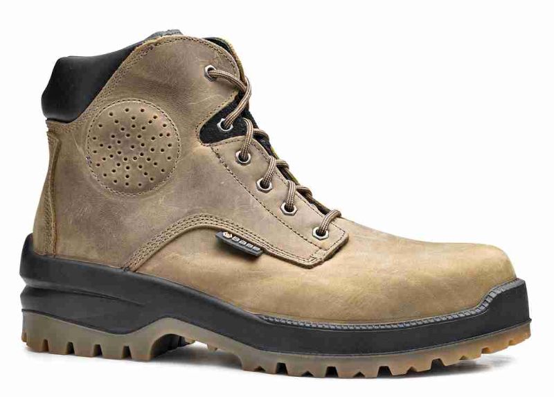 Sicherheitsstiefel S3 HRO CI HI SRC aus Fettleder mit All-Terrain-Profilsohle für Baustelle