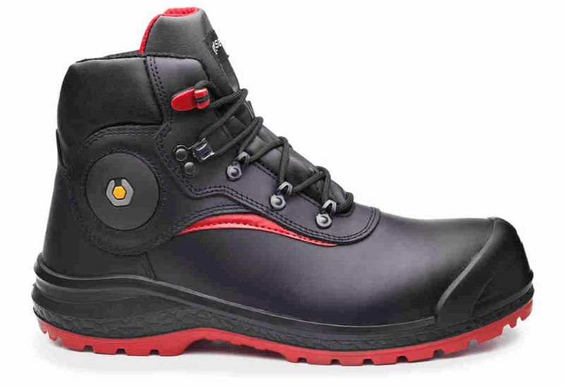 Sicherheitsstiefel S3 AN CR mit Schnittschutz und Knöchelschutz, rutschfeste HRO-Sohle