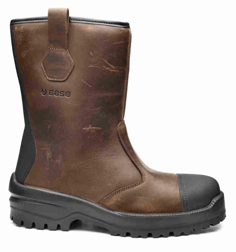 Rigger-Sicherheitsstiefel S3L HRO CI HI LG FO SR zum Hineinschlüpfen mit All-Terrain-Profilsohle